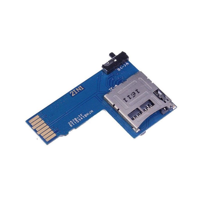 adaptateur de carte micro sd 2 en 1